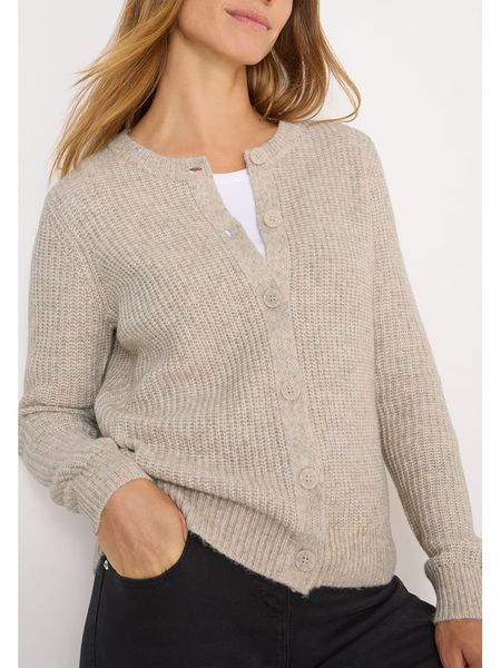 Cecil Kardigan w kolorze beżowym rozmiar: M. Brązowe swetry Cecil, m, bez wzorów, ze splotem, bez ramiączek. Za 130.81 zł.