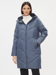4F Kurtka puchowa 4FAW23TDJAF235 Niebieski Regular Fit. Niebieskie kurtki 4f, na zimę, m, bez wzorów, z puchu, bez kaptura. Za 269.99 zł.
