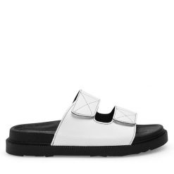 Klapki JENNY. Klapki Jenny, bez wzorów, bez obcasa, bez zapięcia. Za 79.99 zł.