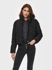 ONLY Kurtka puchowa Dolly 15205371 Czarny Regular Fit. Czarne kurtki ONLY, na zimę, l, bez wzorów, z puchu, bez kaptura. Za 139.99 zł.
