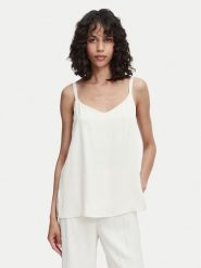 ACCESS FASHION Top 63-2221-875 Kremowy Regular Fit. Białe topy ACCESS FASHION, s, bez wzorów, z wiskozy, bez kołnierzyka, bez ramiączek. Za 289.99 zł.