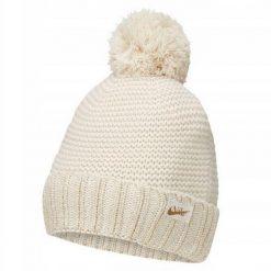 Czapka Zimowa Nike Cuffed Z Pomponem. Brązowe czapki zimowe Nike, bez wzorów, eleganckie. Za 65.10 zł.