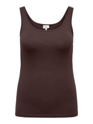 ONLY Carmakoma Top w kolorze brązowym rozmiar: XL-54. Brązowe topy Only Carmakoma, xl, bez wzorów, bez kołnierzyka, bez ramiączek. Za 50.45 zł.