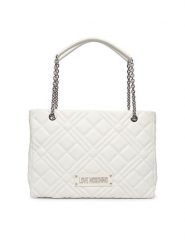 LOVE MOSCHINO Torebka JC4145PP0MLA0100 Biały. Białe torebki klasyczne Love Moschino, bez wzorów, ze skóry, bez dodatków. Za 939.99 zł.