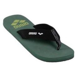 Japonki Arena Sand Thong. Czarne japonki Arena, bez wzorów, z bawełny. Za 109.99 zł.