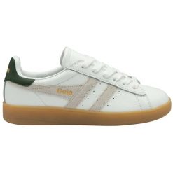 Damskie skórzane buty sportowe Gola Classics Aztec. Białe buty treningowe Gola, bez wzorów, z gumy, bez zapięcia. Za 420.50 zł.