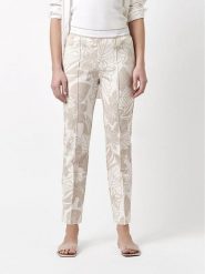 Rosner Spodnie materiałowe w kolorze kremowo-beżowym rozmiar: W36/L28. Brązowe spodnie materiałowe Rosner, bez wzorów, z materiału. Za 208.99 zł.