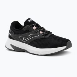 Buty do biegania damskie Joma Meta Lady. Czarne buty do biegania Joma, bez wzorów, z gumy, bez zapięcia, do biegania. Za 219.99 zł.