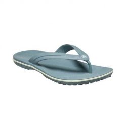 Japonki damskie Crocs Flip. Niebieskie japonki Crocs, bez wzorów, z materiału. Za 169.99 zł.