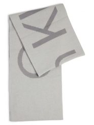 Calvin Klein szalik z dzianiny z zawartością kaszmiru Kobiety Wełna szary, ONE SIZE. Szare szaliki i kominy Calvin Klein, bez wzorów, z dzianiny, klasyczne. Za 299.95 zł.