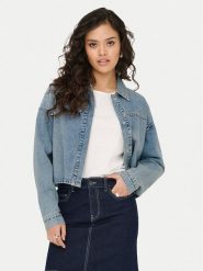 JDY Kurtka jeansowa Aspen 15351405 Niebieski Regular Fit. Niebieskie kurtki JDY, l, bez wzorów, z bawełny, bez kaptura. Za 219.99 zł.