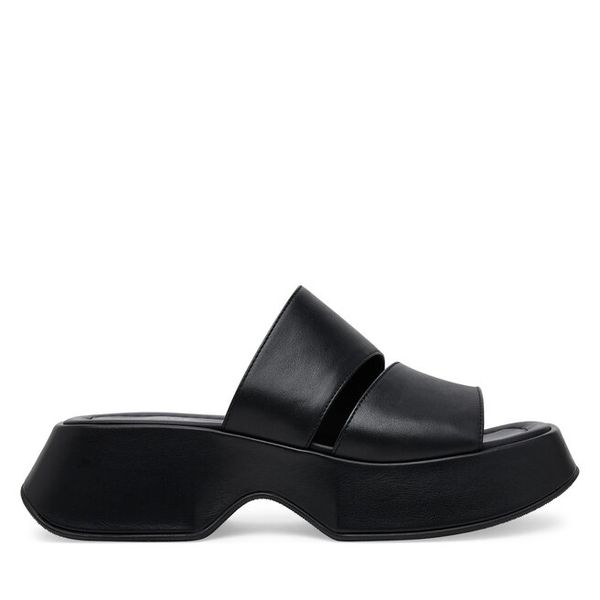 Klapki Vic Matié. Czarne klapki Vic Matié, bez wzorów, bez obcasa, bez zapięcia. Za 1,219.00 zł.