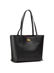 Coach Torebka Pbbl Willow Tote C0689 Czarny. Czarne shopper bag Coach, bez wzorów, ze skóry, bez dodatków. Za 1,669.00 zł.