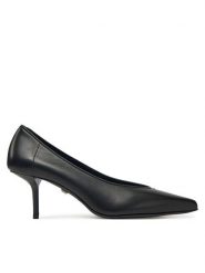 Max Mara Szpilki 2514521151600 Czarny. Czarne szpilki Max Mara, bez wzorów, ze skóry, bez obcasa, na szpilce, bez zapięcia. Za 2,499.00 zł.