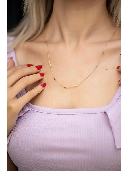 Miu Silver Pozłacany naszyjnik z elementami ozdobnymi - dł. 42 cm rozmiar: onesize. Różowe naszyjniki Miu Silver, z materiału, pozłacane. Za 69.99 zł.