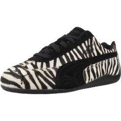 Buty PUMA YELLOW SPEEDCAT ZEBRA WNS Nadruk zwierzęcy. Żółte trekkingi Puma, bez wzorów, z tkaniny, bez zapięcia, trekkingowe. Za 373.99 zł.