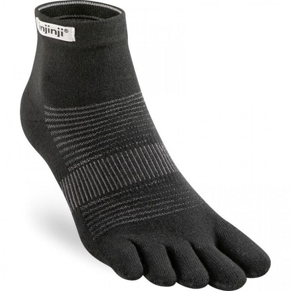 Skarpetki Injinji Lightweight Mini-Crew. Szare skarpetki Injinji, bez wzorów, ze skóry. Za 133.00 zł.