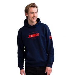 Bluza z kapturem Jobe Sports. Niebieskie bluzy z kapturem JOBE, xl, bez wzorów, z bawełny, z kapturem, żeglarskie. Za 383.50 zł.