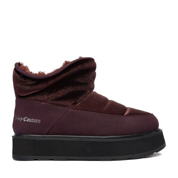 Śniegowce Juicy Couture. Brązowe śniegowce Juicy Couture, bez wzorów, bez zapięcia. Za 263.99 zł.