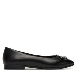 Baleriny MEXX. Czarne baleriny Mexx, bez wzorów, bez obcasa, bez zapięcia. Za 239.99 zł.