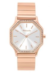 Tamaris Zegarek kwarcowy w kolorze różowozłoto-białym rozmiar: onesize. Białe, analogowe zegarki Tamaris, ze stali. Za 152.99 zł.