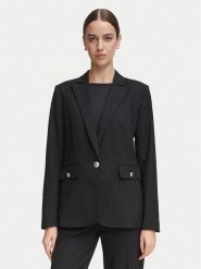 Morgan Marynarka 262-VBOK.F Czarny Regular Fit. Czarne marynarki i żakiety Morgan, bez wzorów, z syntetyku, bez ramiączek. Za 479.99 zł.