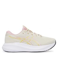 Buty do biegania Asics. Szare buty do biegania ASICS, bez wzorów, bez zapięcia, do biegania. Za 399.99 zł.