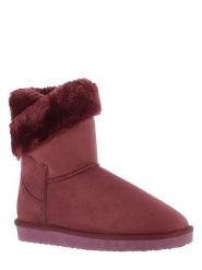 ISLAND BOOT Kozaki zimowe "Arine" w kolorze bordowym rozmiar: 40. Czerwone kozaki Island Boot, na zimę, bez wzorów, z materiału, eleganckie, bez obcasa, na platformie, bez zapięcia. Za 127.05 zł.