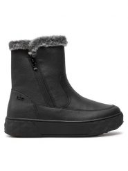 Caprice Botki 9-26402-43 Czarny. Czarne botki Caprice, bez wzorów, ze skóry, bez obcasa, na płaskiej podeszwie, bez zapięcia. Za 599.99 zł.