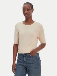 BOSS Sweter C_Fiaffu 50557077 Beżowy Regular Fit. Brązowe swetry Boss, xl, bez wzorów, z syntetyku, bez ramiączek. Za 429.99 zł.