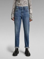 G-Star Dżinsy "Virjinya " - Slim fit - w kolorze niebieskim rozmiar: W27/L32. Niebieskie jeansy G-Star, l, z aplikacjami, retro. Za 158.84 zł.