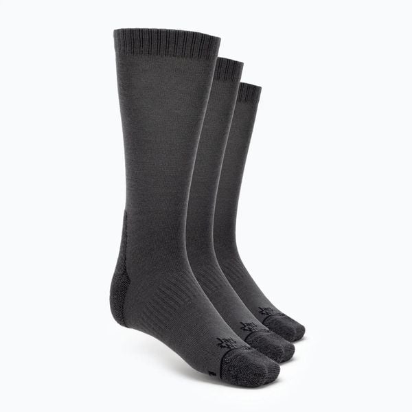 Skarpety Jack Wolfskin Urban Merino CL C. Szare skarpetki Jack Wolfskin, bez wzorów, z elastanu. Za 119.99 zł.
