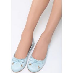 Niebieskie Balerinki Insecure. Niebieskie baleriny Born2be, z materiału. Za 49.99 zł.
