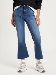 Cross Jeans Dżinsy - Flare fit - w kolorze niebieskim rozmiar: W32. Niebieskie jeansy Cross Jeans, z aplikacjami, z jeansu, klasyczne, z podwyższonym stanem. Za 96.60 zł.