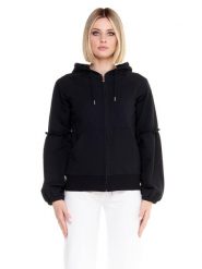 Bluza miękka z bawełna z kaptur na co dzień. Fioletowe bluzy LEONE 1947 APPAREL, l, bez wzorów, z bawełny, bez kaptura, na fitness i siłownię. Za 105.21 zł.