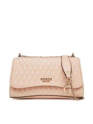 Guess Torebka HWGG9626210 Różowy. Czerwone kopertówki Guess, z aplikacjami, ze skóry, wizytowe, bez dodatków. Za 339.99 zł.