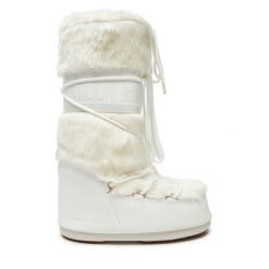 Śniegowce Moon Boot. Białe śniegowce Moon Boot, bez wzorów, bez zapięcia. Za 1,249.00 zł.