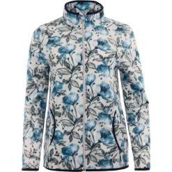 Glemo Bluza damska Sindy – mikropolar, kaptur i zamek, M. Niebieskie bluzy z kapturem GLENMUIR, m, bez wzorów, z kapturem. Za 174.99 zł.