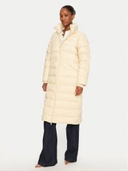 Tommy Hilfiger Kurtka puchowa WW0WW43553 Beżowy Regular Fit. Brązowe kurtki Tommy Hilfiger, l, bez wzorów, z puchu, bez kaptura. Za 929.99 zł.