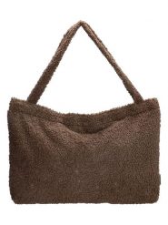 Beagles Shopper bag w kolorze ciemnobrązowym - 60 x 42 x 9,5 cm rozmiar: onesize. Brązowe shopper bag Beagles, bez wzorów, z materiału, na ramię, bez dodatków. Za 96.60 zł.