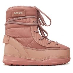 Śniegowce Bogner. Czerwone śniegowce Bogner, bez wzorów, bez zapięcia. Za 1,399.00 zł.