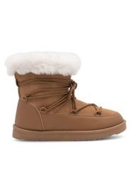 Jenny Fairy Śniegowce WSL19150-20 Brązowy. Brązowe śniegowce Jenny Fairy, bez wzorów, z materiału, bez zapięcia. Za 119.99 zł.