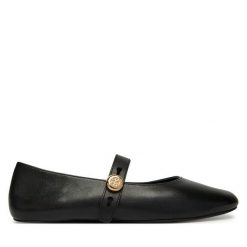 Baleriny Tory Burch. Czarne baleriny Tory Burch, bez wzorów, bez obcasa, bez zapięcia. Za 1,369.00 zł.