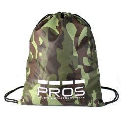 Worek na buty PROS SPORT 40x34 wodoszczelny. Zielone buty treningowe PROS, bez wzorów, z materiału, bez zapięcia. Za 29.99 zł.