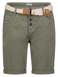 Stitch & Soul Bermudy w kolorze khaki rozmiar: S. Brązowe szorty Stitch & Soul, bez wzorów, z tkaniny, klasyczne. Za 70.57 zł.