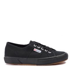 Tenisówki Superga. Czarne trampki Superga, bez wzorów, bez zapięcia. Za 219.99 zł.