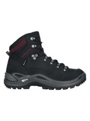 LOWA Skórzane buty turystyczne "Renegade GTX Mid Ws" w kolorze czarnym rozmiar: 40. Czarne buty trekkingowe Lowa, z gore-texu, bez zapięcia. Za 860.95 zł.