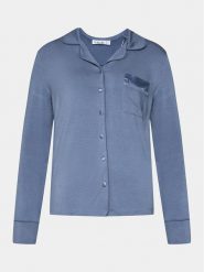 Femilet by Chantelle Koszulka piżamowa Daisy FNB050 Niebieski Regular Fit. Niebieskie koszule nocne Femilet by Chantelle, bez wzorów, z wiskozy, bez ramiączek. Za 69.99 zł.