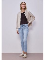 Street One Dżinsy - Skinny fit - w kolorze błękitnym rozmiar: W30/L28. Niebieskie jeansy Street One, l, z aplikacjami, ze skóry, klasyczne. Za 149.95 zł.