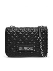LOVE MOSCHINO Torebka JC4000PP1OLA000B Czarny. Czarne torebki klasyczne Love Moschino, bez wzorów, ze skóry, bez dodatków. Za 939.99 zł.
